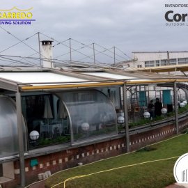 SOSTITUZIONE PERGOTENDE - LA CAPANNINA da PASQUALE - RISTORANTE STABILIMENTO BALNEARE OSTIA LIDO 4