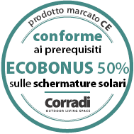 MAESTRO BIOCLIMATICA CORRADI, LUCE A LED SU LAME 5