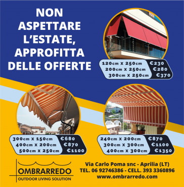 OFFERTE PER TENDE DA SOLE